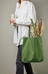 Extra-fine organic cotton bag, 350 g/m² green colour