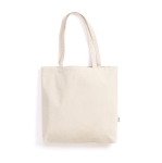 Extra-fine organic cotton bag, 350 g/m² off white colour