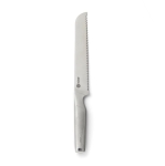 Steel bread knife for promotional use silver colour