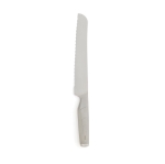 Steel bread knife for promotional use silver colour
