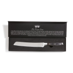 Stainless steel bread knife with 20 cm blade, Kaiser silver colour