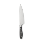 Kitchen knife with 20 cm stainless steel blade silver colour