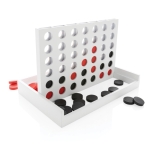 Promotional wooden Connect Four-style gift game white colour