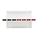 Promotional wooden Connect Four-style gift game white colour