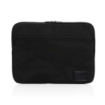 Recycled 300D polyester laptop sleeve, 14” black colour