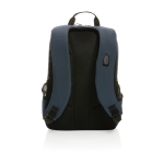 Versatile backpack with USB, RFID and laptop pocket, 15.6” navy-blue colour