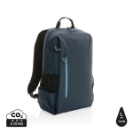 Versatile backpack with USB, RFID and laptop pocket, 15.6” navy-blue colour