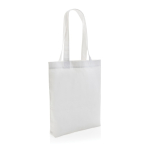 Undyed recycled canvas promo bag, 285 g/m² white colour