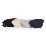 Branded recycled canvas waist bags, 285 g/m² off white colour