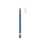 Inkless pen with long-lasting writing tip and eraser blue colour