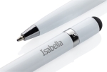 Inkless pen with long-lasting writing tip and eraser white colour