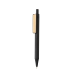 Blue ink pen made from recycled materials, Dokumental® black colour