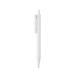 Blue ink pen made from recycled materials, Dokumental® white colour