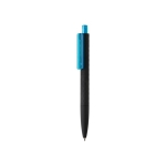 Geometric diamond-pattern pen with blue ink blue colour