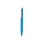 Smooth-writing pens with logo, blue ink blue colour