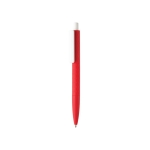 Smooth-writing pens with logo, blue ink red colour