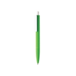 Smooth-writing pens with logo, blue ink green colour