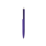 Smooth-writing pens with logo, blue ink purple colour