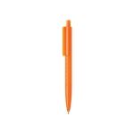 Blue ink pen with diamond pattern, Dokumental® ink orange colour