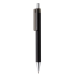 Budget pen with modern design, blue ink, Dokumental® black colour