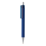 Budget pen with modern design, blue ink, Dokumental® navy-blue colour