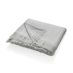 Lightweight recycled fast-absorbing towel, 180 × 100 cm grey colour