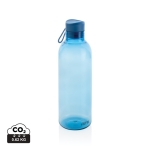 Large recycled plastic bottle in assorted colours, 1 L blue colour