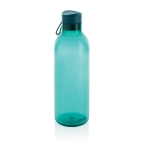 Large recycled plastic bottle in assorted colours, 1 L turquoise colour