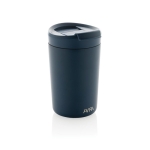 Sustainable thermal mug with modern design, 300 ml navy-blue colour