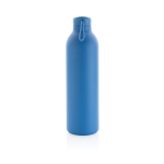 High-capacity stainless steel thermal bottle, 1 L blue colour