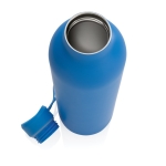 High-capacity stainless steel thermal bottle, 1 L blue colour