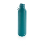 High-capacity stainless steel thermal bottle, 1 L turquoise colour