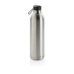 High-capacity stainless steel thermal bottle, 1 L silver colour