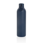 High-capacity stainless steel thermal bottle, 1 L silver colour