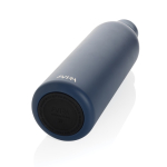 High-capacity stainless steel thermal bottle, 1 L silver colour