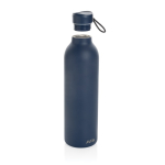 High-capacity stainless steel thermal bottle, 1 L silver colour