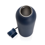 High-capacity stainless steel thermal bottle, 1 L silver colour