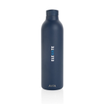 High-capacity stainless steel thermal bottle, 1 L silver colour