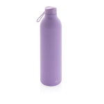High-capacity stainless steel thermal bottle, 1 L violet colour