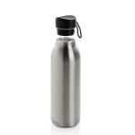 BPA-free thermal bottle with carry handle, 500 ml silver colour