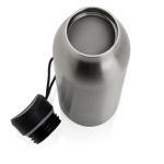 BPA-free thermal bottle with carry handle, 500 ml silver colour