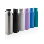 BPA-free thermal bottle with carry handle, 500 ml silver colour