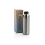 BPA-free thermal bottle with carry handle, 500 ml silver colour