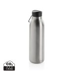 BPA-free thermal bottle with carry handle, 500 ml silver colour