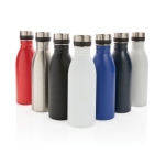 Leakproof BPA-free recycled steel bottles, 500 ml blue colour