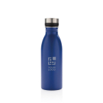 Leakproof BPA-free recycled steel bottles, 500 ml blue colour