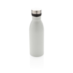 Leakproof BPA-free recycled steel bottles, 500 ml white colour