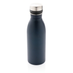 Leakproof BPA-free recycled steel bottles, 500 ml navy-blue colour