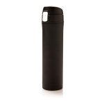Stainless steel thermos with secure lid, 450 ml black colour