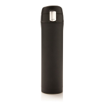 Stainless steel thermos with secure lid, 450 ml black colour third view